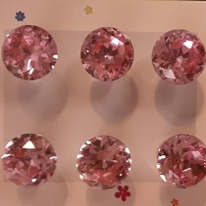 💎Drawer Knobs-Pink Crystal Acrylic New in Box💎